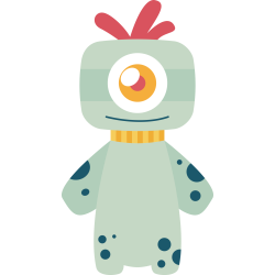 Autocollant Monstre Enfant 20