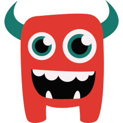 Autocollant Monstre Enfant 21