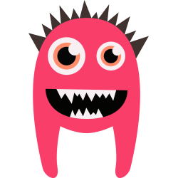 Autocollant Monstre Enfant 22