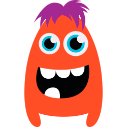 Autocollant Monstre Enfant 23