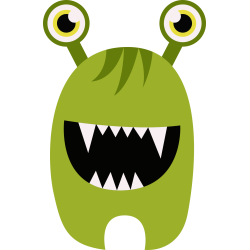 Autocollant Monstre Enfant 31