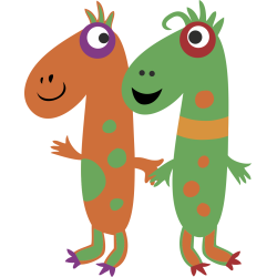 Autocollant Numéro Monstre Enfant 11