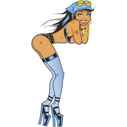 Autocollant Pin Up Sexy Racing