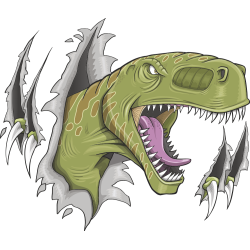 Autocollant Dinosaure