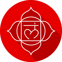 Autocollant Zen Chakra Muladhara