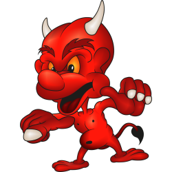 Autocollant Diable 4