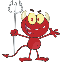 Autocollant Diable 5