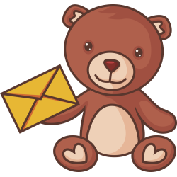 Autocollant Ours En Peluche Mignon 5