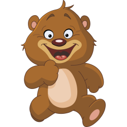 Autocollant Ours En Peluche Mignon 14