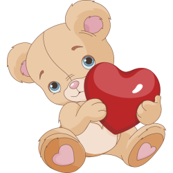 Autocollant Ours En Peluche Mignon 15