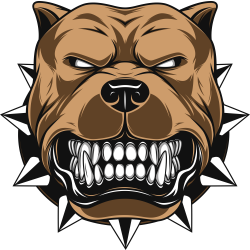 Autocollant Chien Colère 5