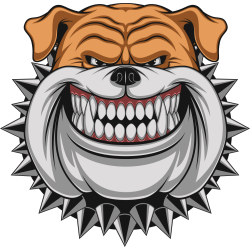 Autocollant Chien Colère 6