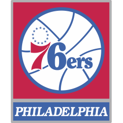 Autocollant Logo Nba Team Philadelphia