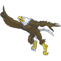 Autocollant Mascotte Aigle