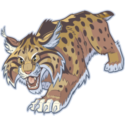 Autocollant Mascotte Lynx