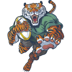 Autocollant Mascotte Tigre Rugby