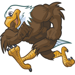 Autocollant Mascotte Aigle Marche