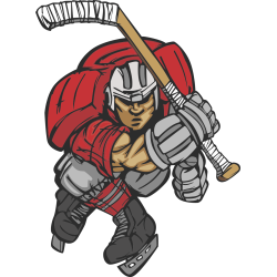 Autocollant Joueur Hockey