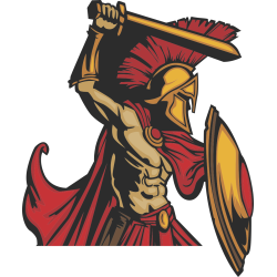 Autocollant Spartiate