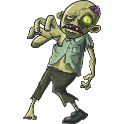 Autocollant Zombie 1