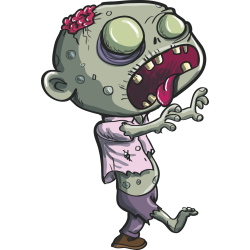 Autocollant Zombie 3