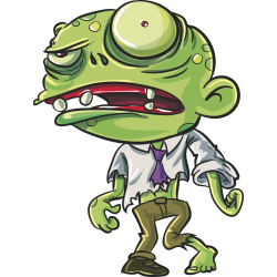 Autocollant Zombie 4