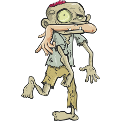Autocollant Zombie 8