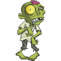 Autocollant Zombie 9