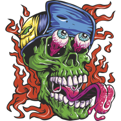 Autocollant Zombie 10