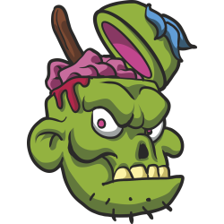 Autocollant Zombie 11