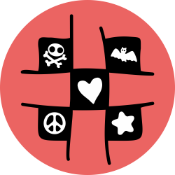 Autocollant Bd 6 Drapeau