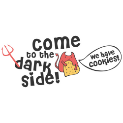 Autocollant Bd 9 Come To The Dark Side