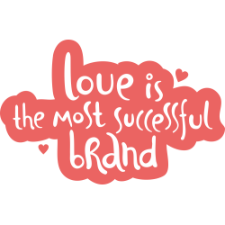 Autocollant Bd 19 Love Is The Most