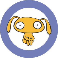 Autocollant Bd 23 Lapin Jaune