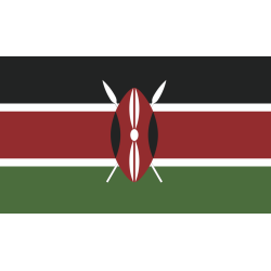 Autocollant Drapeau Kenya