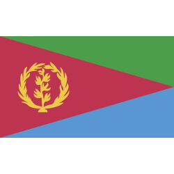 Autocollant Drapeau Érythrée