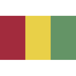 Autocollant Drapeau Guinée