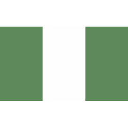 Autocollant Drapeau Nigeria 1