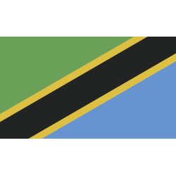 Autocollant Drapeau Tanzanie