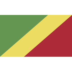 Autocollant Drapeau Congo 1