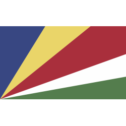 Autocollant Drapeau Seychelles