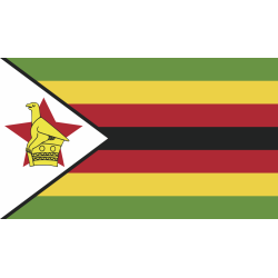 Autocollant Drapeau Zimbabwe