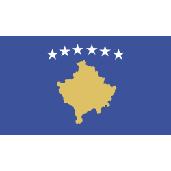 Autocollant Drapeau Kosovo