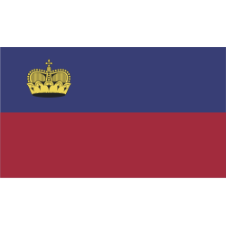 Autocollant Drapeau Liechtenstein