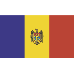 Autocollant Drapeau Moldavie