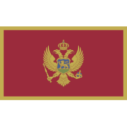 Autocollant Drapeau Montenegro