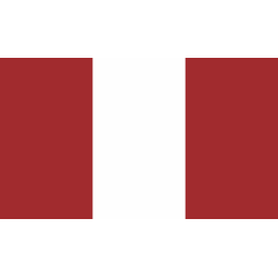 Autocollant Drapeau Perou