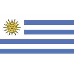 Autocollant Drapeau Uruguay