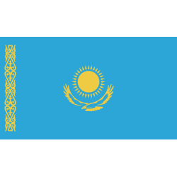 Autocollant Drapeau Kazakhstan