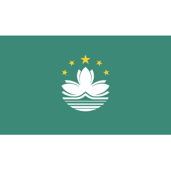 Autocollant Drapeau Macao